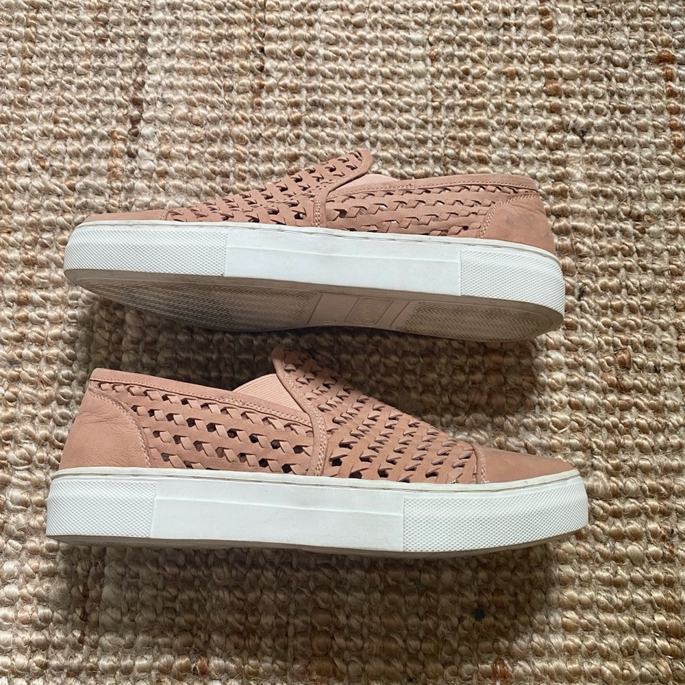Seychelles latest nude leather slip on sneakers - Picture 4 of 9